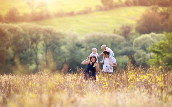 Campagne en famille