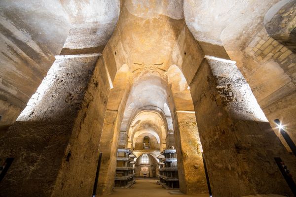 Visite des sous-terrains de Saint Emilion