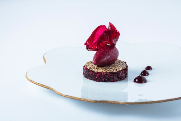 Déjeuner végétarien au restaurant Le Montrachet