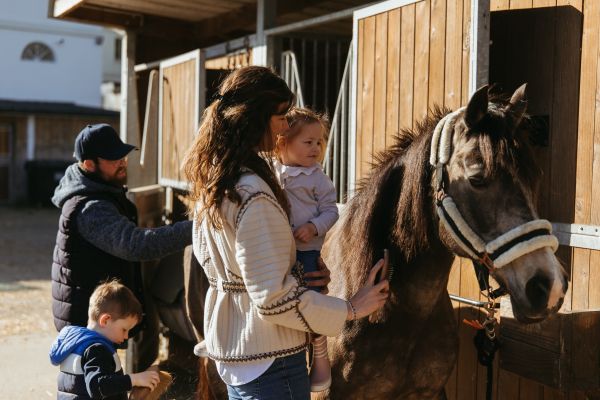 Balade à poney (jusqu'à 10 ans)