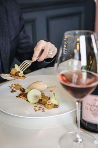 Menu  dégustation de l'Ermitage en 7 services