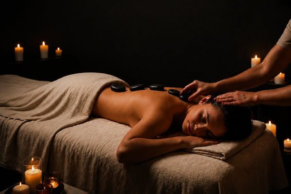 Massage aux pierres chaudes ou froides
