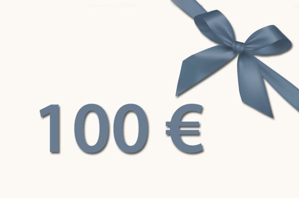 Bon cadeau d'une valeur de 100 €