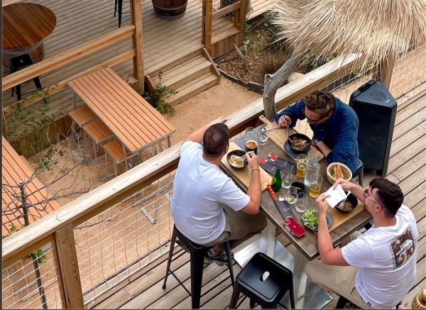 Lunch au Skybar