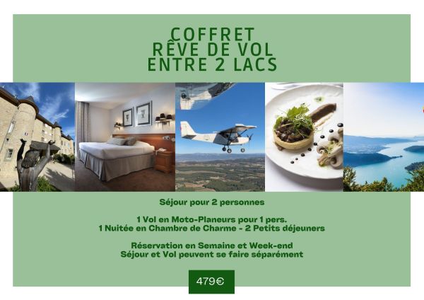Coffret Rêve de vol entre deux lacs